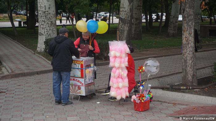 Mobile shop in Kyrgyzstan