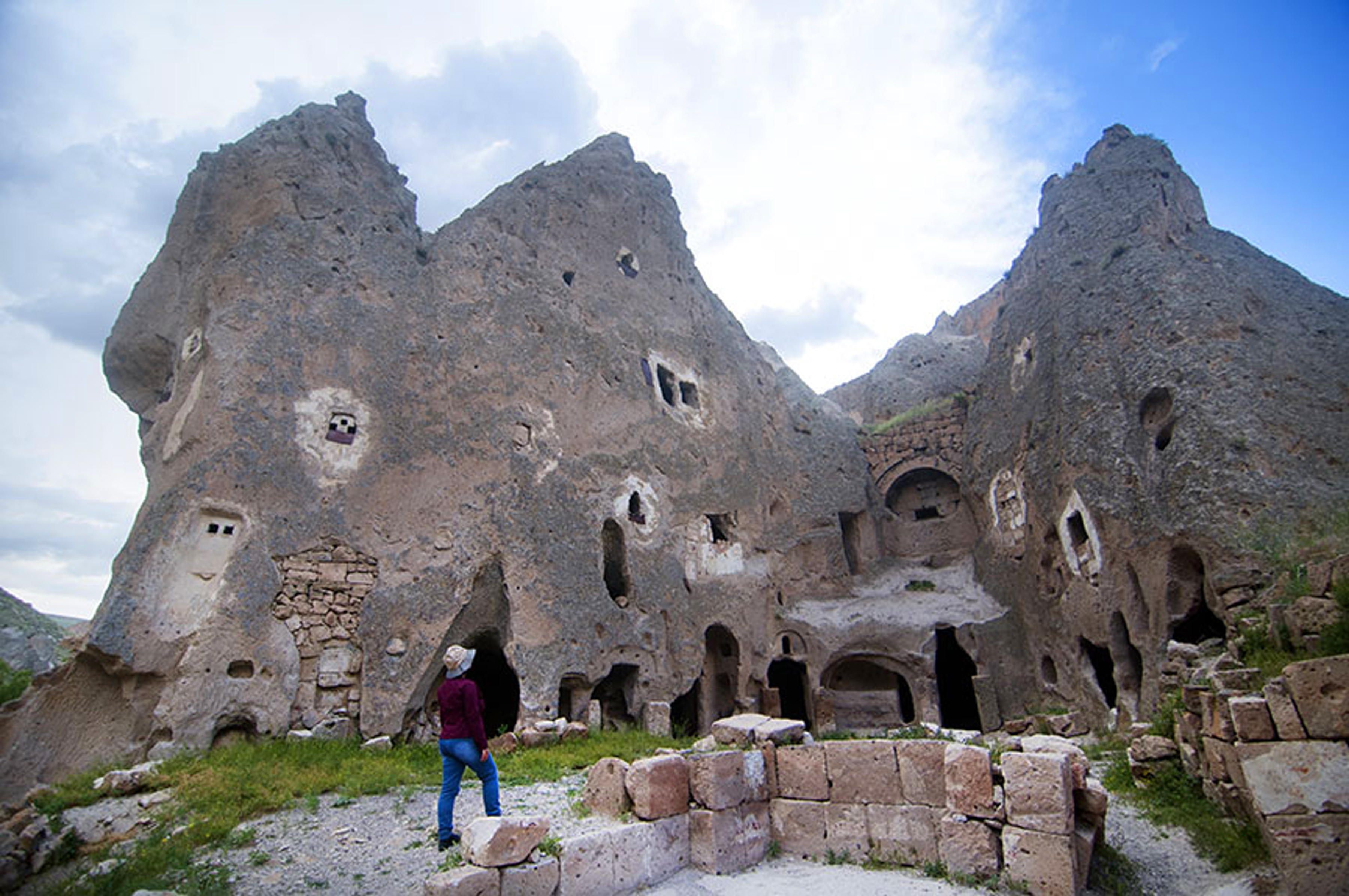 In Fels gehauene Höhlen in der Nähe von Goreme, Türkei; Foto: Sugato Mukherjee