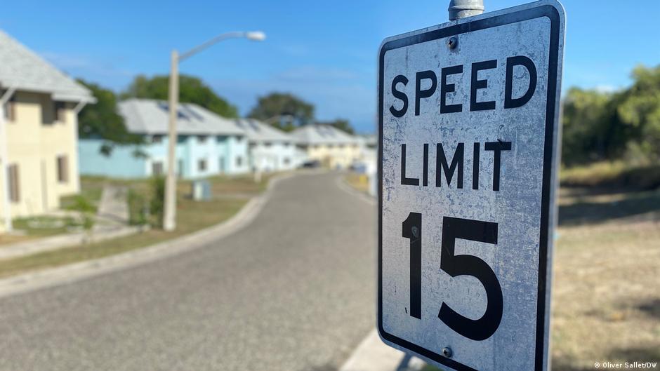 Residential area for military families on the Guantanamo base (photo: Oliver Sallet/DW)