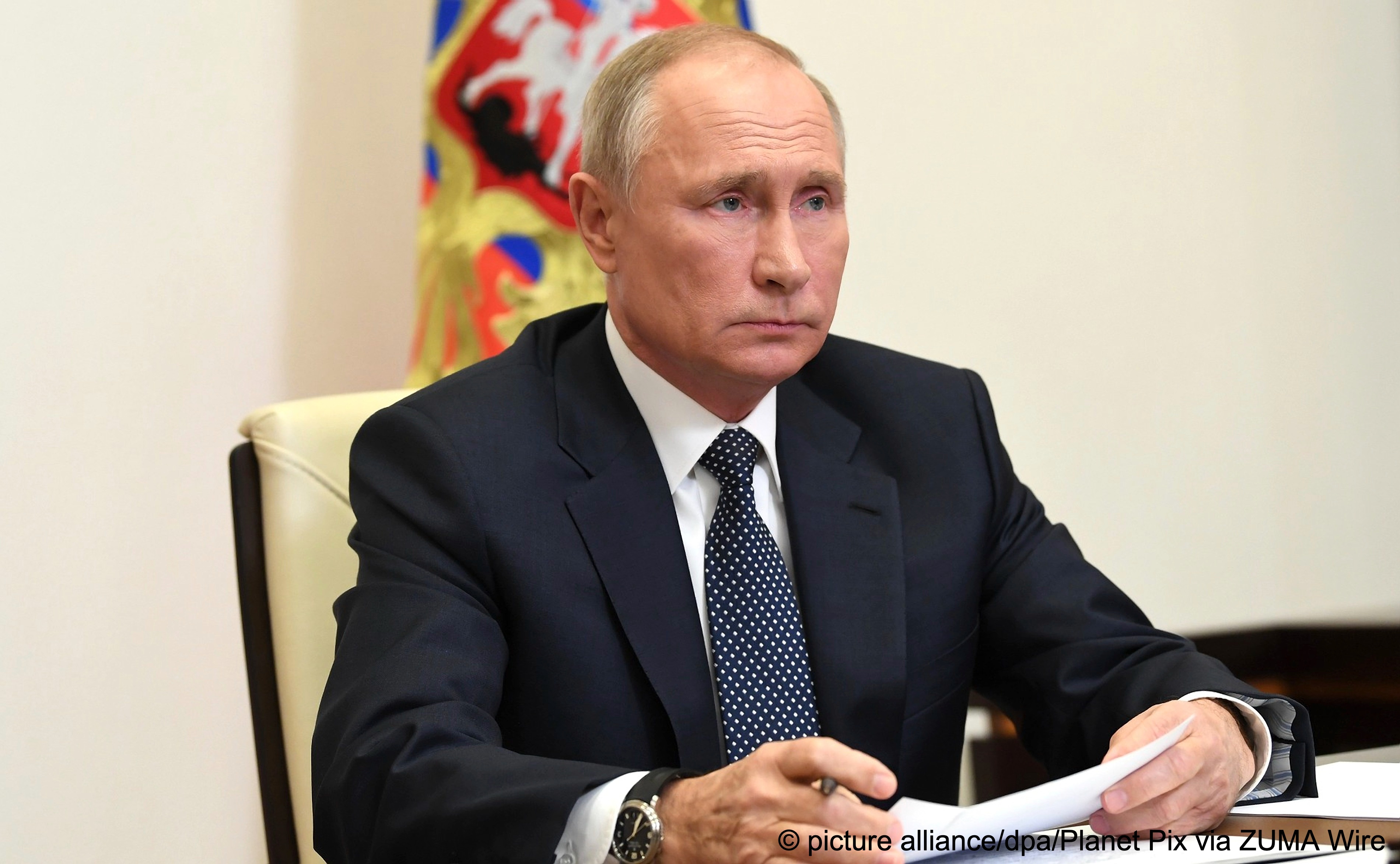 الرئيس الروسي فلاديمير بوتين. Russian President Vladimir Putin (photo: picture-alliance/dpa/Planet Pix via Zuma Wire)