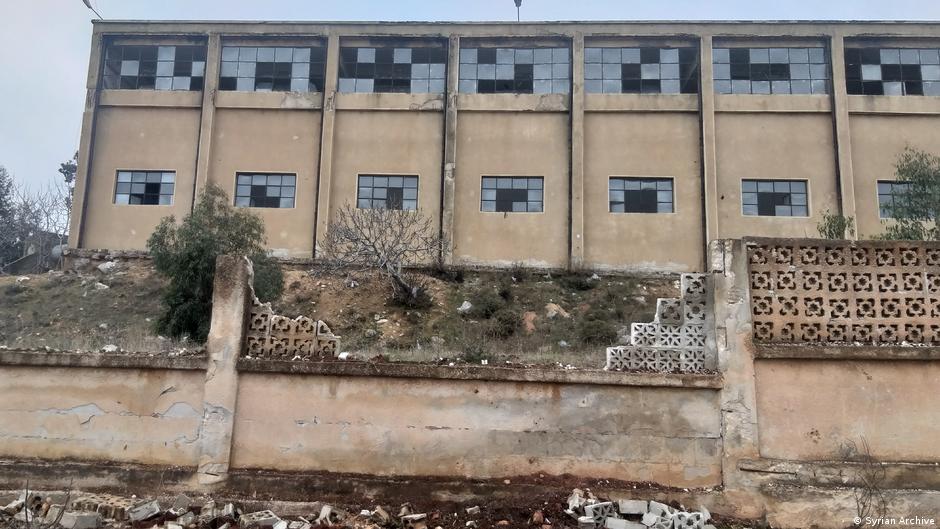 Water pumping station in Arshani following the Russian strike (photo: Syrian Archive)