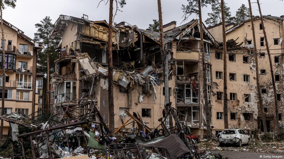 Irpin liegt nur 20 Kilometer von Kiew entfernt - die Stadt war zuletzt Schauplatz heftiger Gefechte; Foto: getty Images