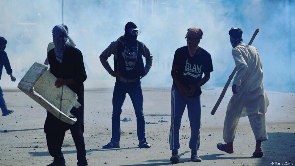 احتجاجات في كشمير. Proteste in Kaschmir; Foto: Masrat Zahra