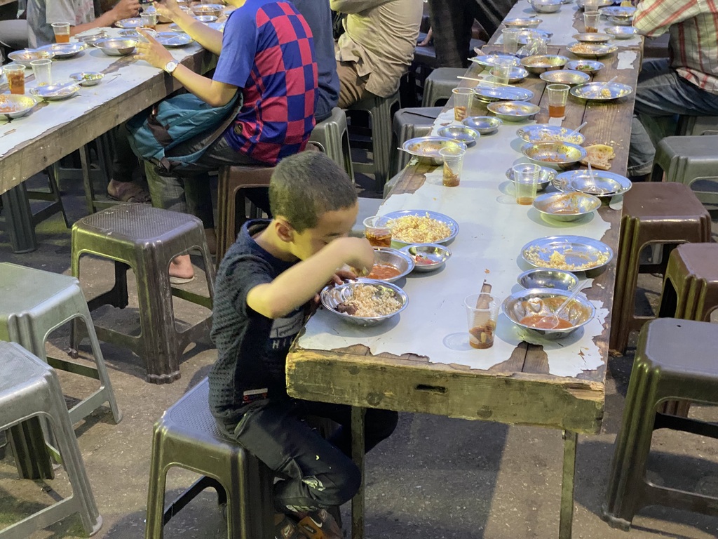 Eine Gnadentafel in einem Kairoer Armenviertel; Foto: Karim El-Gawhary