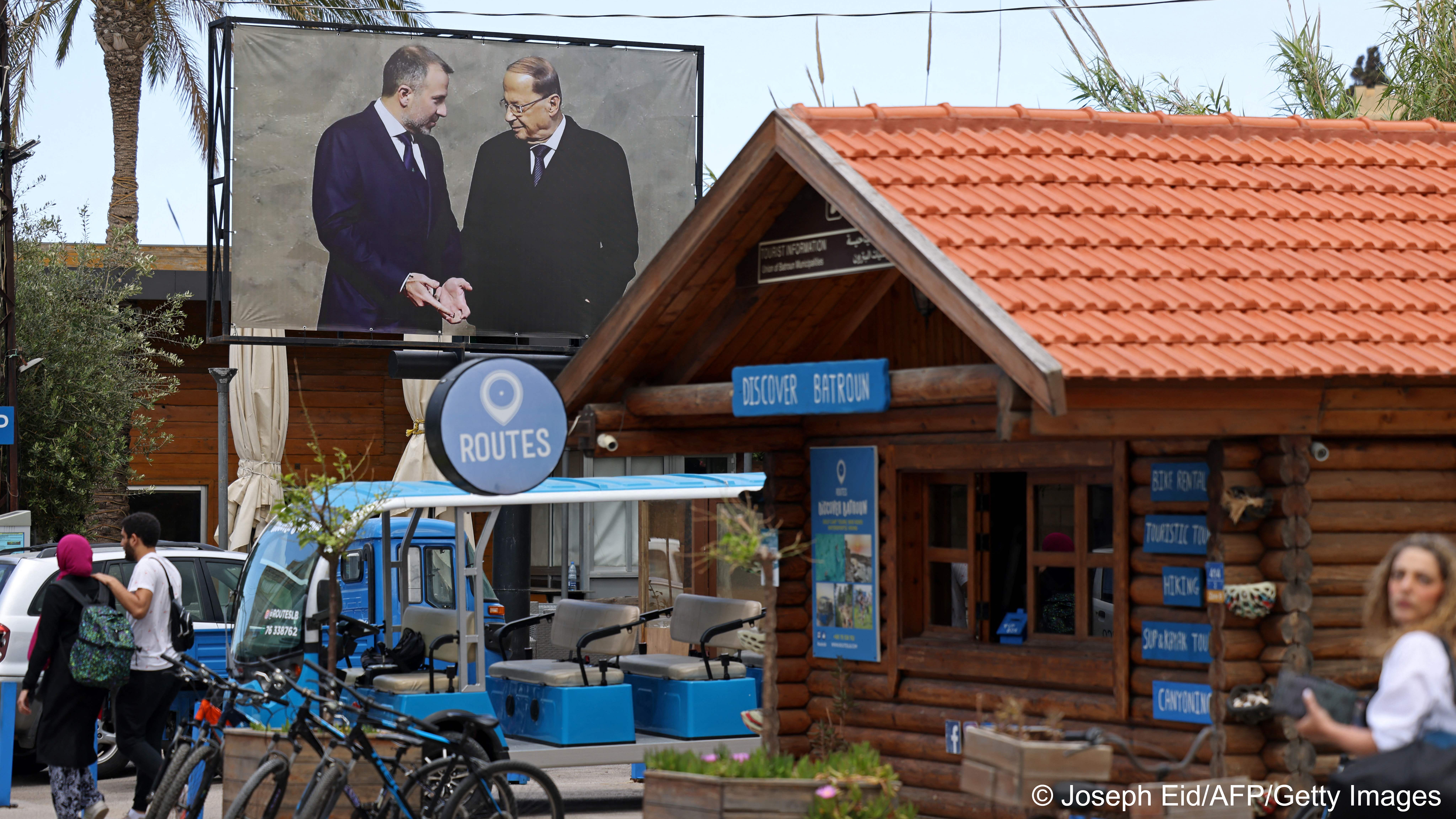 Election poster in Lebanon (photo: JOSEPH EID/AFP)