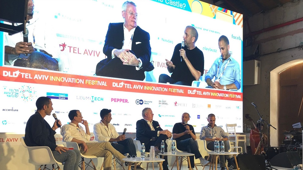 Peter Limbourg während einer Diskussion auf dem DLD Tel Aviv Innovation Festival 2017. (Foto: DW)