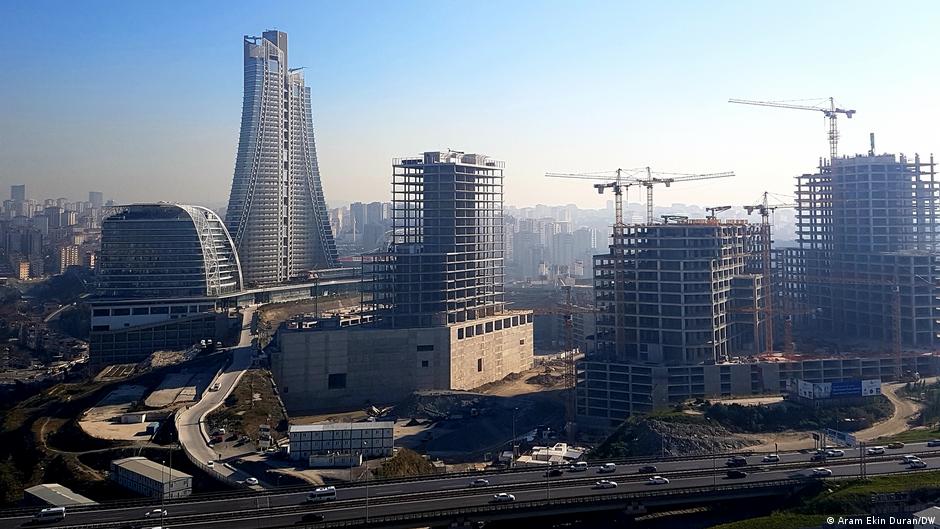 المركز المالي المخطط لإقامته في إسطنبول.  Türkei - Geplantes Finanzzentrum in Istanbul. Foto DW