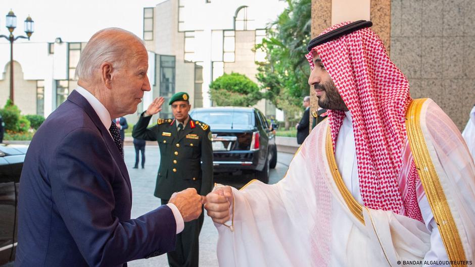 الرئيس الأمريكي جو بايدن وولي العهد السعودي محمد بين سلمان. MBS bin Salman and Joe Biden Foto Reuters 