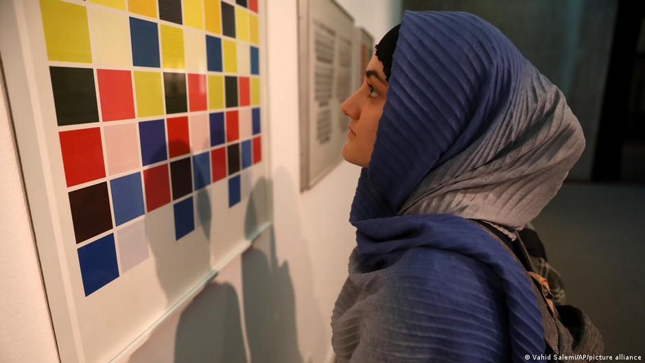 Young people are flocking to the Tehran Museum of Contemporary Art.