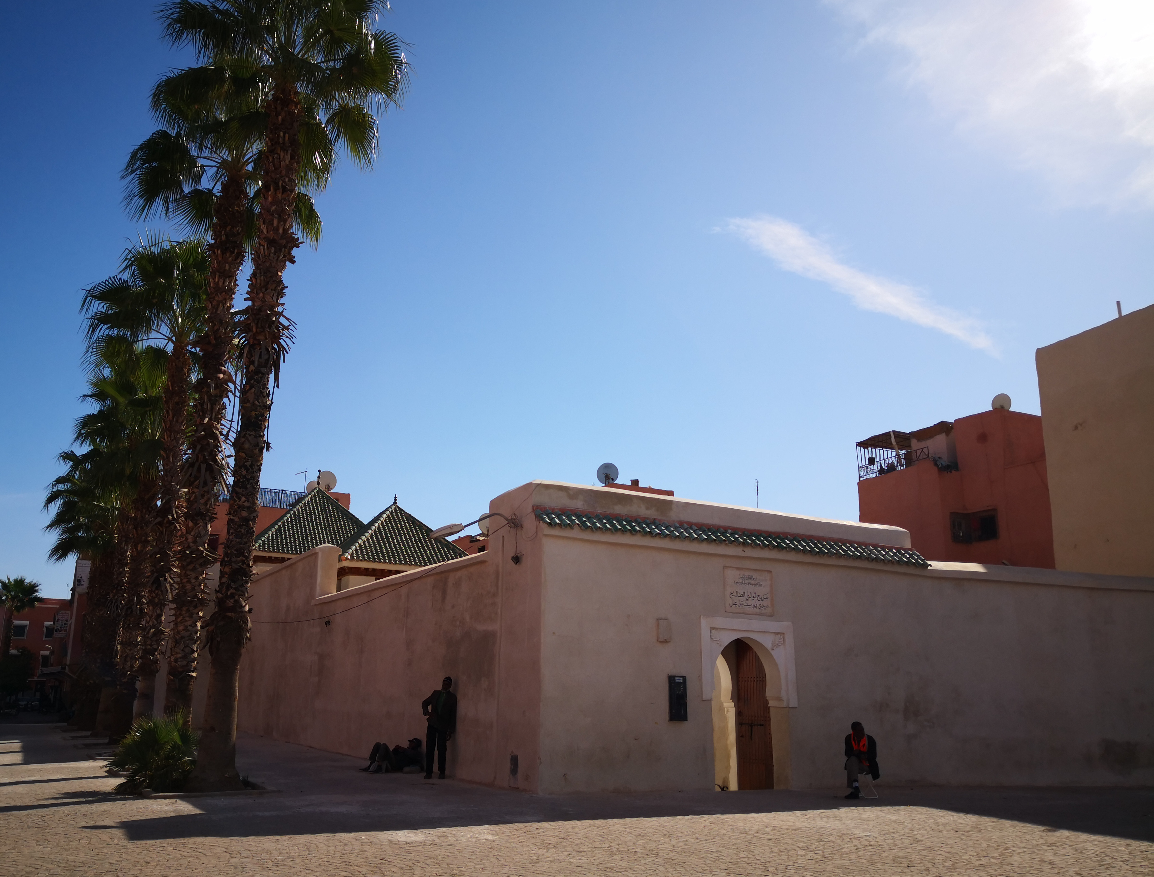 ضريح صوفي في مراكش - المغرب. Im Sufi-Schrein von Sidi Bel Abbas, Marrakesch; Foto: Marian Brehmer Sufi-Schrein in Marrakesch; Foto: Marian Brehmer