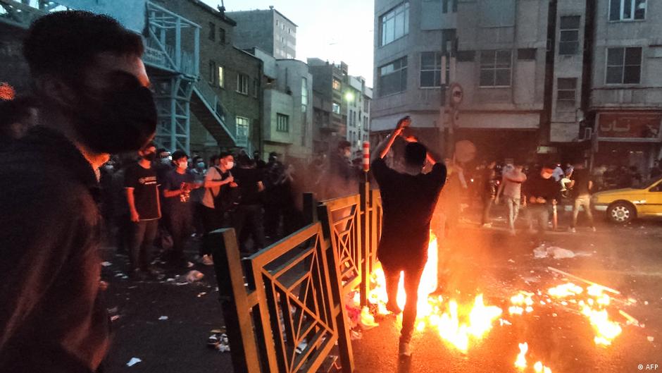 احتجاجات في إيران على وفاة مهسا أميني 2022. Iran Protest für Mahsa Amini Foto AFP