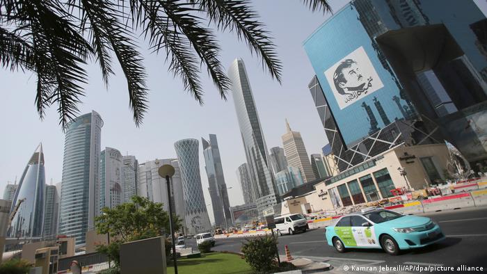 Skyscrapers in the West Bay district of Doha