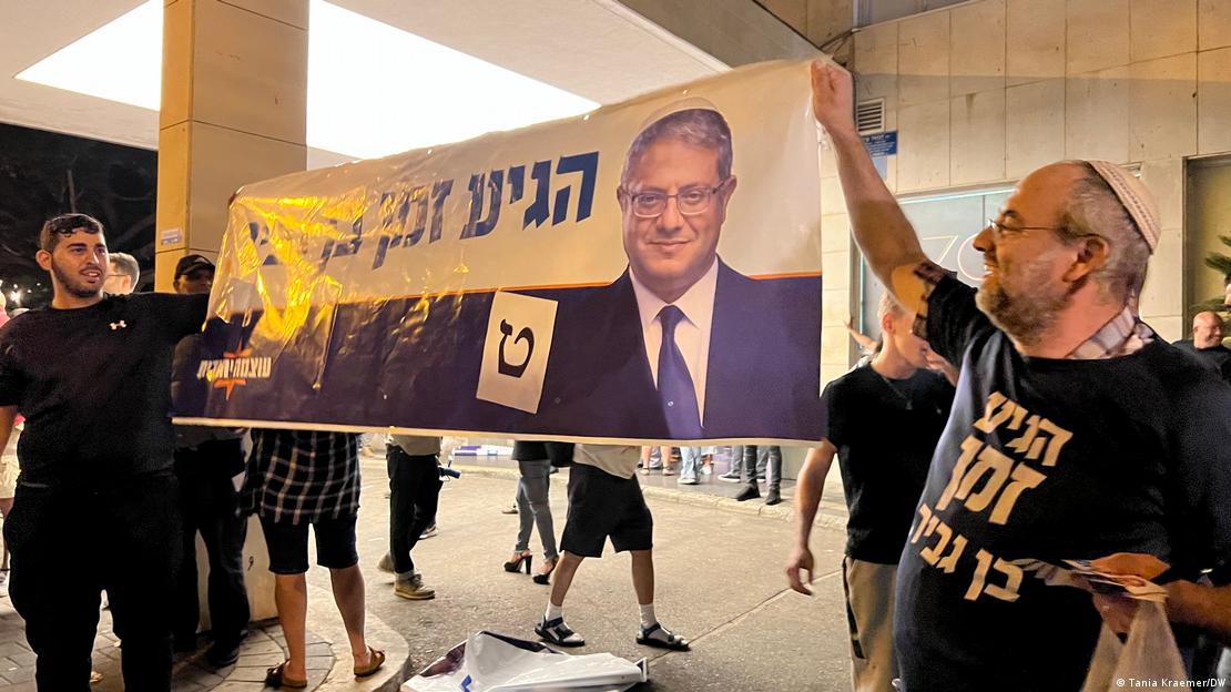 Far-right candidate Itamar Ben Gvir (photo: Tania Kraemer/DW)