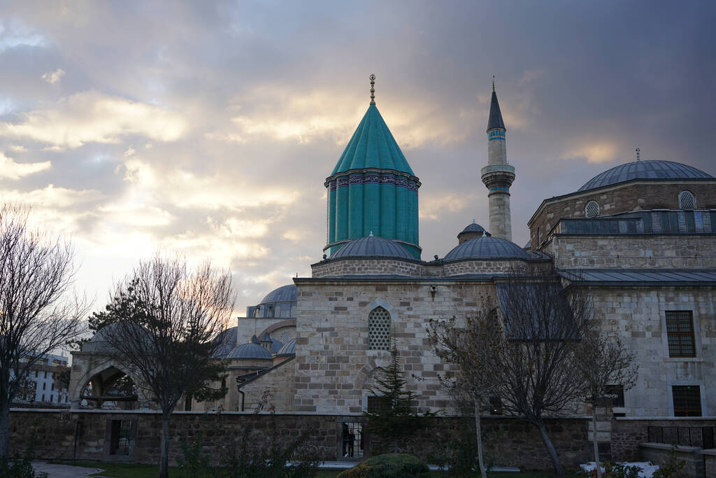  مزار جلال الدين محمد الرومي وضريحه في مدينة قونية التركية. Rumis Grabmal in Konya, Türkei; Foto: Marian brehmer