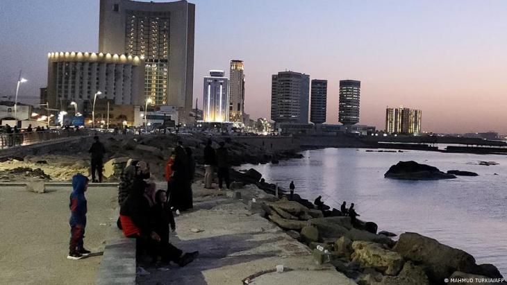 Neue Bauten in Tripolis, Libyen; Foto: Mahmud Turkia/AFP