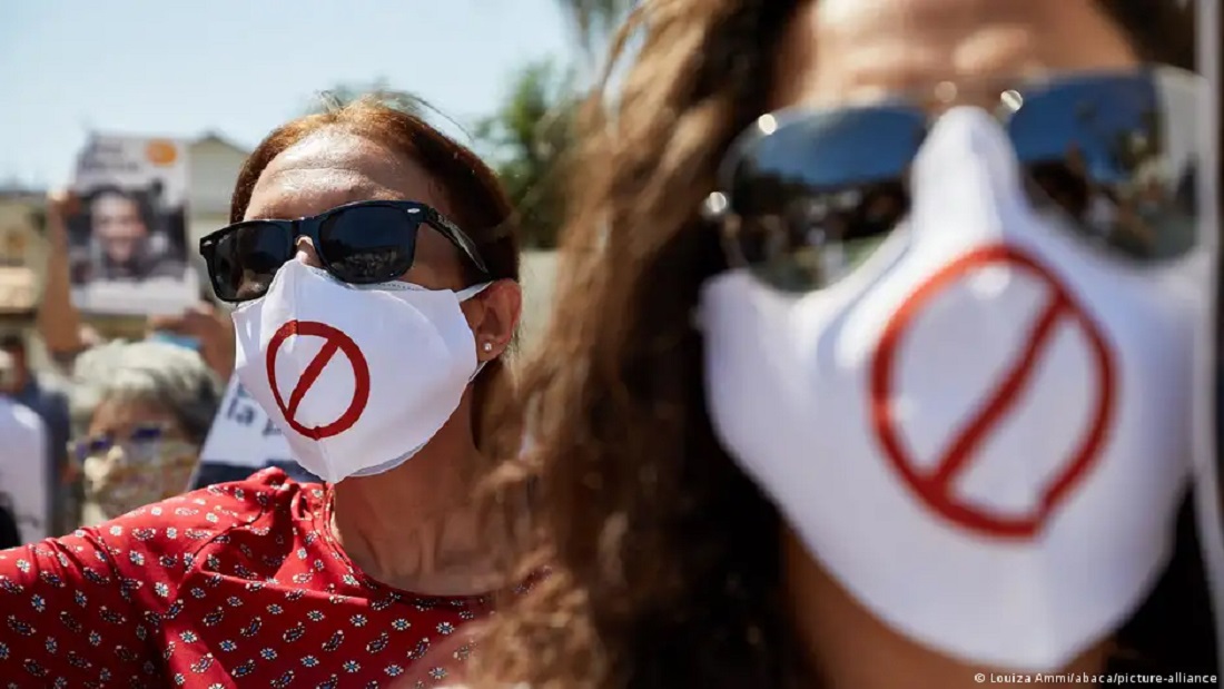 Press freedom rally in Algeria, September 2020 (image: Louiza Ammi/abaca/picture-alliance)