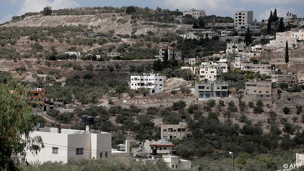 منظر قرية سبسطية الفلسطينية في الضفة الغربية. Blick auf das Dorf Sebtasia; Foto: AFP