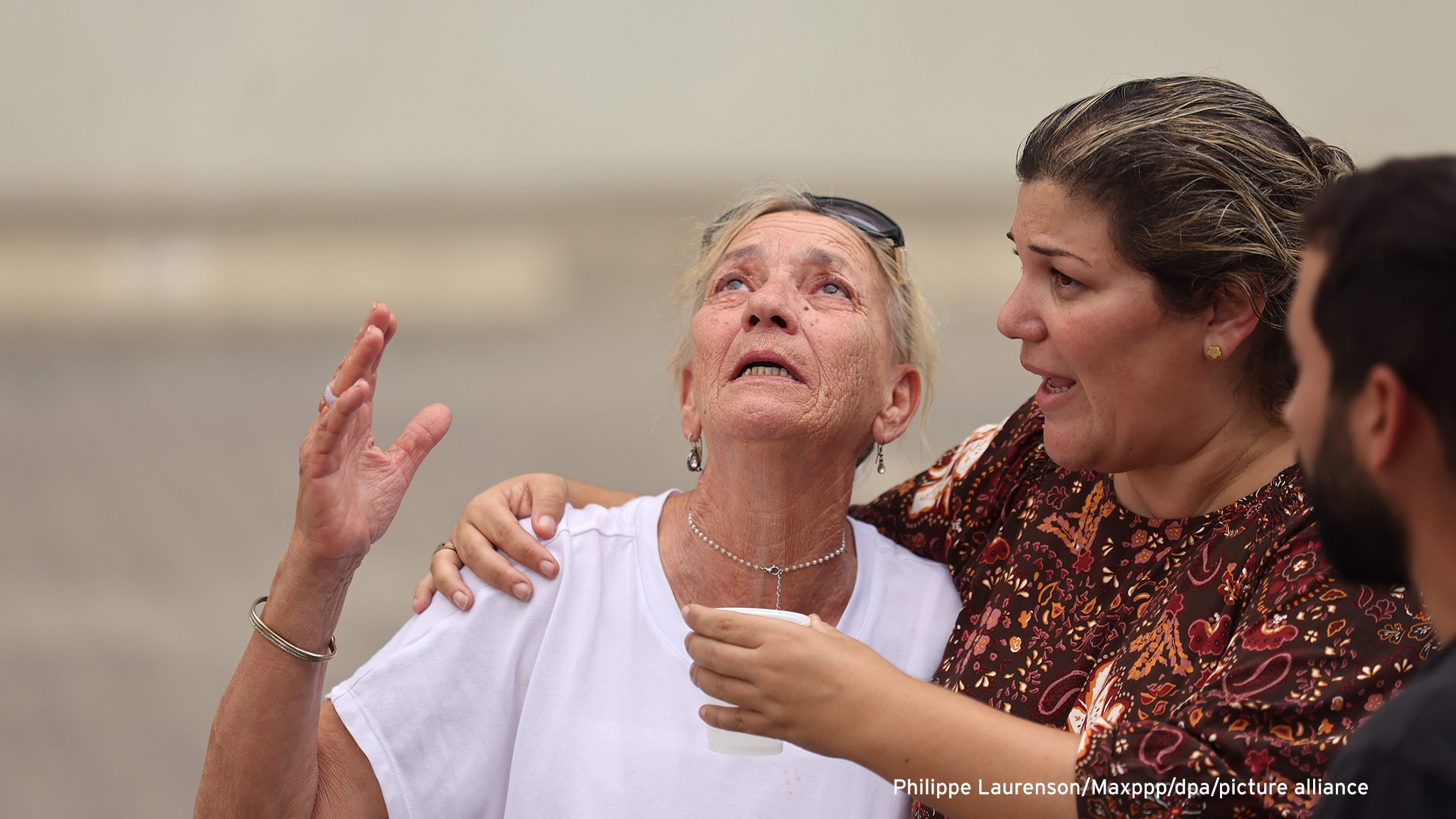 Desperation: A mother fears for her son who has been kidnapped by Hamas (image: Philippe Laurenson/Maxppp/dpa/picture alliance)