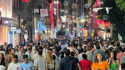 Die Istiklal-Straße in Istanbul