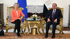 EU-Komissionspräsidentin Ursula von der Leyen zu Gast bei Abdel Fattah al-Sisi in Kairo